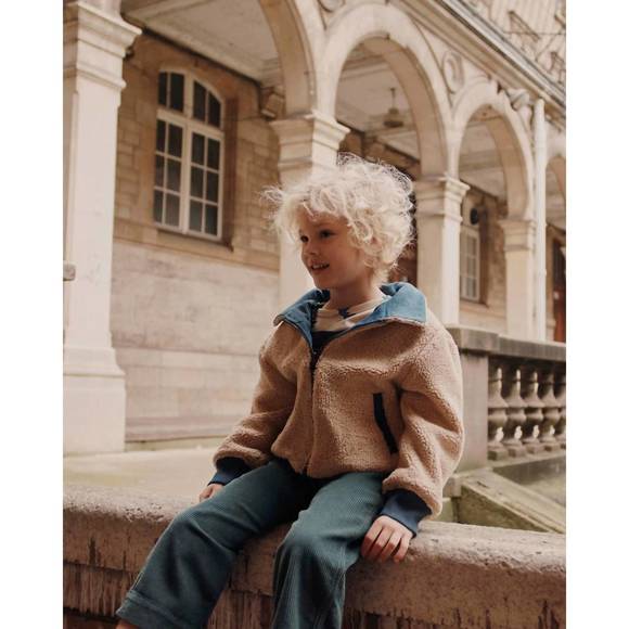 NEW EMILE & IDA boys corduroy pants in blue - Picture 2 of 4